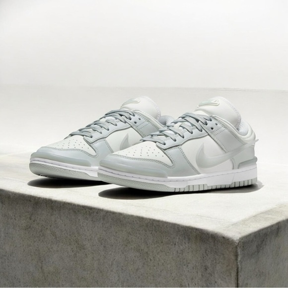 Nike Dunk Low Twist Sneakers Shoes Light Silver Sail White Womens‎ Size 7 NWT - Picture 6 of 13